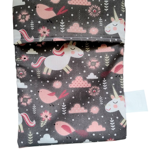 Unikornisos Snackbag - szendvics, nasi tartó, Táska & Tok, Uzsonna- & Ebéd tartó, Szendvics csomagoló, Varrás, MESKA