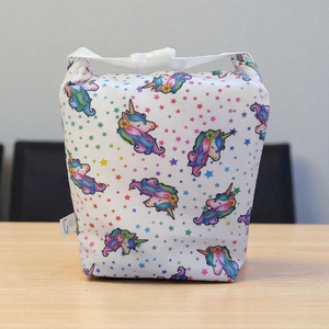 Unikornisos Uzsonnás táska - Roll top Lunch bag - Zero waste  - Meska.hu