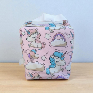 Unikornisos Uzsonnás táska - Roll top Lunch bag - Zero waste , Táska & Tok, Uzsonna- & Ebéd tartó, Ebéd tasak, doboz, Varrás, MESKA