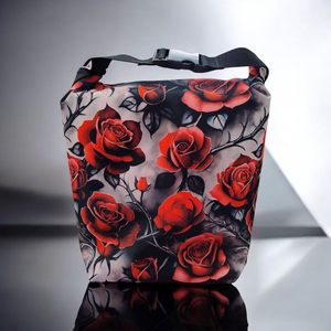 Uzsonnás táska - Roll top Lunch bag - Zero waste  - táska & tok - uzsonna- & ebéd tartó - ebéd tasak, doboz - Meska.hu