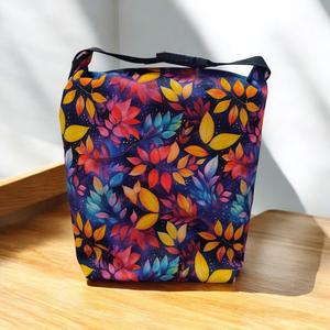 Uzsonnás táska - Roll top Lunch bag - Zero waste , Táska & Tok, Uzsonna- & Ebéd tartó, Ebéd tasak, doboz, Varrás, MESKA