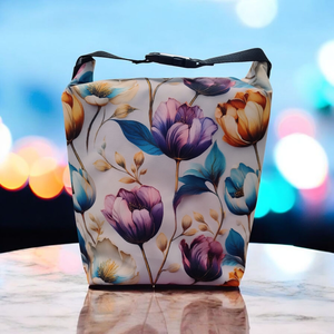 Uzsonnás táska - Roll top Lunch bag - Zero waste , Táska & Tok, Uzsonna- & Ebéd tartó, Ebéd tasak, doboz, Varrás, MESKA