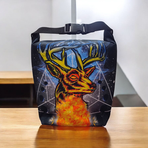 Uzsonnás táska - Roll top Lunch bag - Zero waste , Táska & Tok, Uzsonna- & Ebéd tartó, Ebéd tasak, doboz, Varrás, MESKA