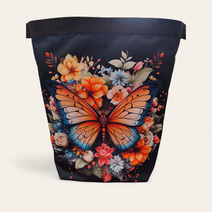 Uzsonnás táska - Roll top Lunch bag - Zero waste  - táska & tok - uzsonna- & ebéd tartó - ebéd tasak, doboz - Meska.hu