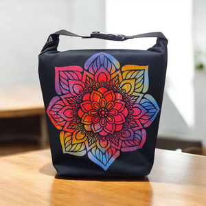 Uzsonnás táska - Roll top Lunch bag - Zero waste , Táska & Tok, Uzsonna- & Ebéd tartó, Ebéd tasak, doboz, Varrás, MESKA