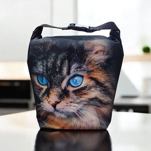 Cicás Uzsonnás táska - Roll top Lunch bag - Zero waste , Táska & Tok, Uzsonna- & Ebéd tartó, Ebéd tasak, doboz, Varrás, MESKA