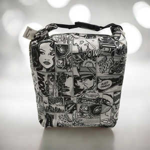  Uzsonnás táska - Roll top Lunch bag - Zero waste  - táska & tok - uzsonna- & ebéd tartó - ebéd tasak, doboz - Meska.hu