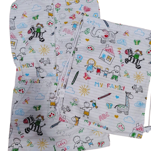 Óvodai vállfás zsák  (ovis zsák, ruhazsák)torna-tisztasági zsákkal, Játék & Sport, Ovis felszerelés, Ovis szett, Varrás, MESKA