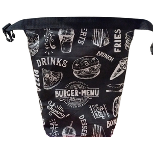 Uzsonnás táska - Rolltop lunch bag - zero waste - táska & tok - uzsonna- & ebéd tartó - ebéd tasak, doboz - Meska.hu