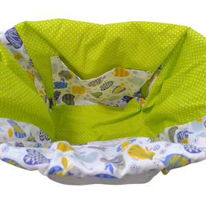 Biciklikosár-bélés - játék & sport - sport és kikapcsolódás - kerékpározás - bicikli kosár huzat - Meska.hu