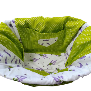 Biciklikosár-bélés - játék & sport - sport és kikapcsolódás - kerékpározás - bicikli kosár huzat - Meska.hu