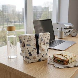 Uzsonnás zsák, táska - lunch bag - táska & tok - uzsonna- & ebéd tartó - ebéd tasak, doboz - Meska.hu