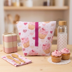 Uzsonnás zsák, táska - lunch bag - táska & tok - uzsonna- & ebéd tartó - ebéd tasak, doboz - Meska.hu