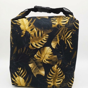 Uzsonnás táska - Roll top Lunch bag - Zero waste  - táska & tok - uzsonna- & ebéd tartó - ebéd tasak, doboz - Meska.hu