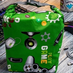 Uzsonnás táska - Rolltop lunch bag - zero waste - Meska.hu