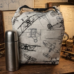 Repülős Uzsonnás táska - Roll top Lunch bag - Zero waste  - Meska.hu