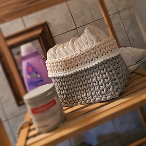 Babaváró szett - baba - mama - pelenkázó, babafürdető kellékek - pelenkázó neszeszer, pelenkatartó - Meska.hu