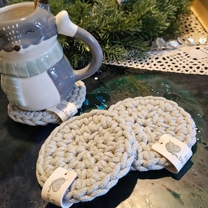 Horgolt poháralátét - otthon & életmód - konyhafelszerelés, tálalás - tálalás - tányér- és poháralátét - Meska.hu