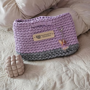 Horgolt kislány táska - Meska.hu