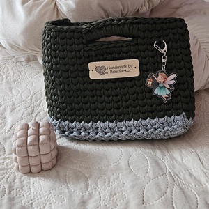 Horgolt kislány táska - táska & tok - kézitáska & válltáska - kézitáska - Meska.hu