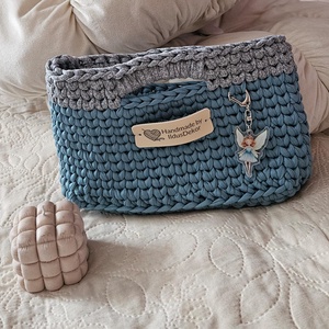 Horgolt kislány táska - táska & tok - kézitáska & válltáska - kézitáska - Meska.hu