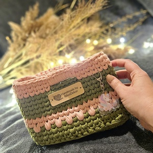 Horgolt kislány táska �� - táska & tok - pénztárca & más tok - pénztárca - gyerek pénztárca - Meska.hu