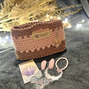 Horgolt kislány táska ?, Táska & Tok, Pénztárca & Más tok, Pénztárca, Gyerek pénztárca, Horgolás, MESKA