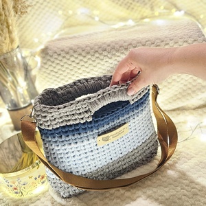 Horgolt Női táska  - táska & tok - pénztárca & más tok - pénztárca - női pénztárca - Meska.hu