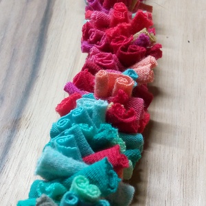 textil nyaklánc - ékszer - nyaklánc - statement nyaklánc - Meska.hu