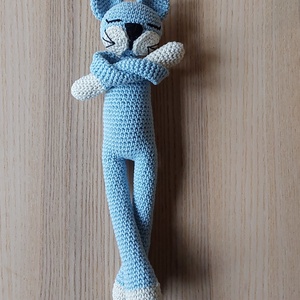 Horgolt  cica - játék & sport - plüssállat & játékfigura - cica - Meska.hu