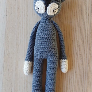 Horgolt  cica - játék & sport - plüssállat & játékfigura - cica - Meska.hu