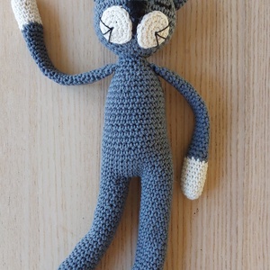 Horgolt  cica - játék & sport - plüssállat & játékfigura - cica - Meska.hu