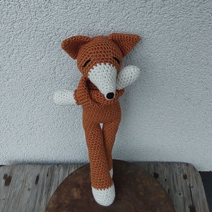 Horgolt  róka - játék & sport - plüssállat & játékfigura - róka - Meska.hu