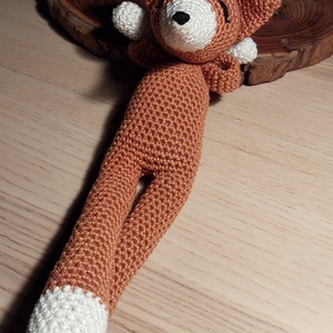 Horgolt  róka - játék & sport - plüssállat & játékfigura - róka - Meska.hu