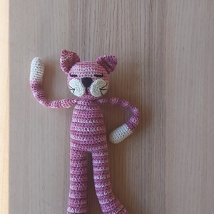 Horgolt  cica - játék & sport - plüssállat & játékfigura - cica - Meska.hu