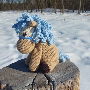 Horgolt póni, Játék & Sport, Plüssállat & Játékfigura, Ló, Horgolás, MESKA