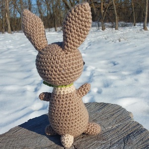 Horgolt nyuszi  - játék & sport - plüssállat & játékfigura - nyuszi - Meska.hu