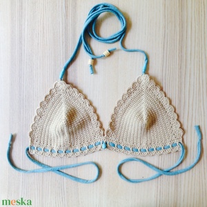 Horgolt top, bikini felsőrész - ruha & divat - női ruha - top - Meska.hu