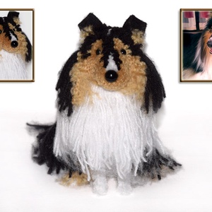 Skót juhászkutya, collie - tricolor -  - Meska.hu