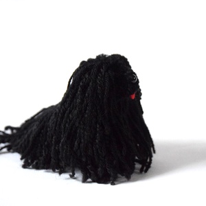 Puli - fekete - 10 cm -  - Meska.hu