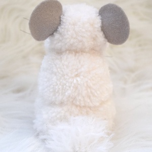 Fehér csincsilla - otthon & életmód - dekoráció - dísztárgy - Meska.hu