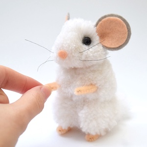 Fehér csincsilla - otthon & életmód - dekoráció - dísztárgy - Meska.hu