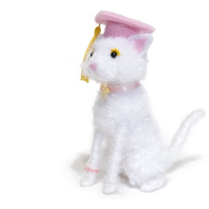 Miss Prof Dr Cica - Nárcisz - otthon & életmód - dekoráció - dísztárgy - Meska.hu