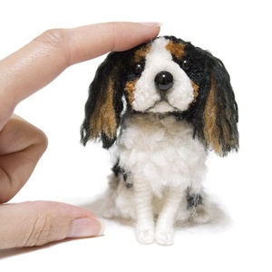 Cavalier King Charles spániel - fekete, Otthon & Életmód, Dekoráció, Dísztárgy, Mindenmás, MESKA