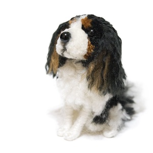Cavalier King Charles spániel - fekete - otthon & életmód - dekoráció - dísztárgy - Meska.hu