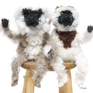 Verreaux-szifaka (Propithecus verreauxi) - otthon & életmód - dekoráció - dísztárgy - Meska.hu