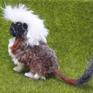 Gyapjasfejű tamarin (Saguinus oedipus) - otthon & életmód - dekoráció - dísztárgy - Meska.hu