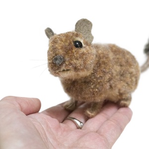 Degu - M - barna - otthon & életmód - dekoráció - dísztárgy - Meska.hu