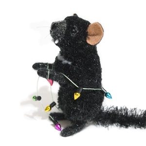 Erszényes ördög fényfüzérrel - otthon & életmód - dekoráció - dísztárgy - Meska.hu