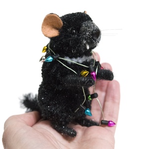 Erszényes ördög fényfüzérrel - otthon & életmód - dekoráció - dísztárgy - Meska.hu